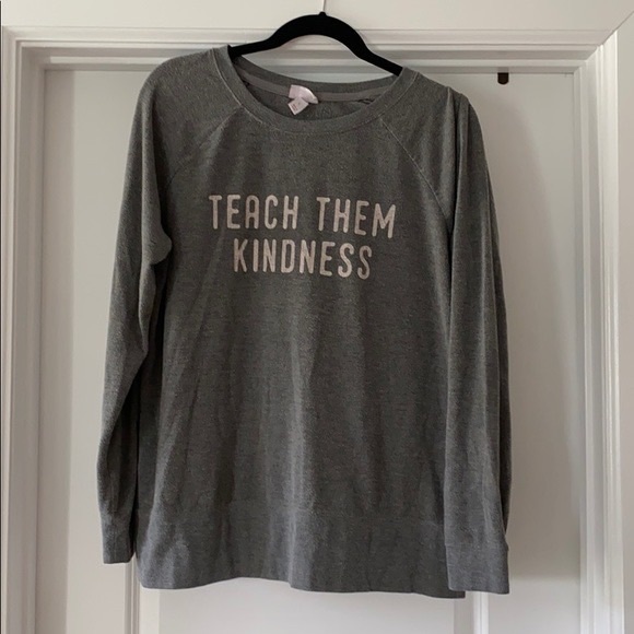 teach them kindness maternity sweater - Picture 2 of 2